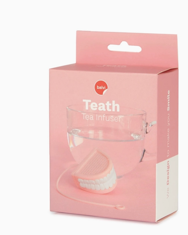 Infuseur à thé TeaTH en silicone au design dentier