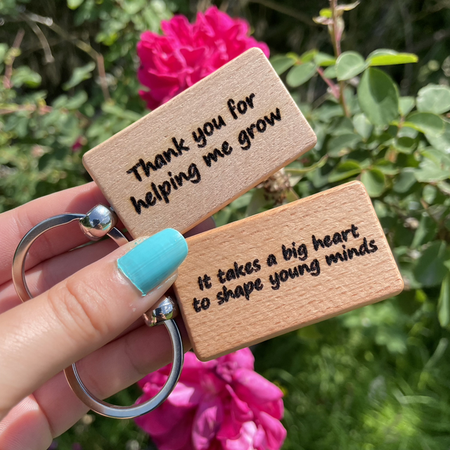 Thank You Teacher Keyrings