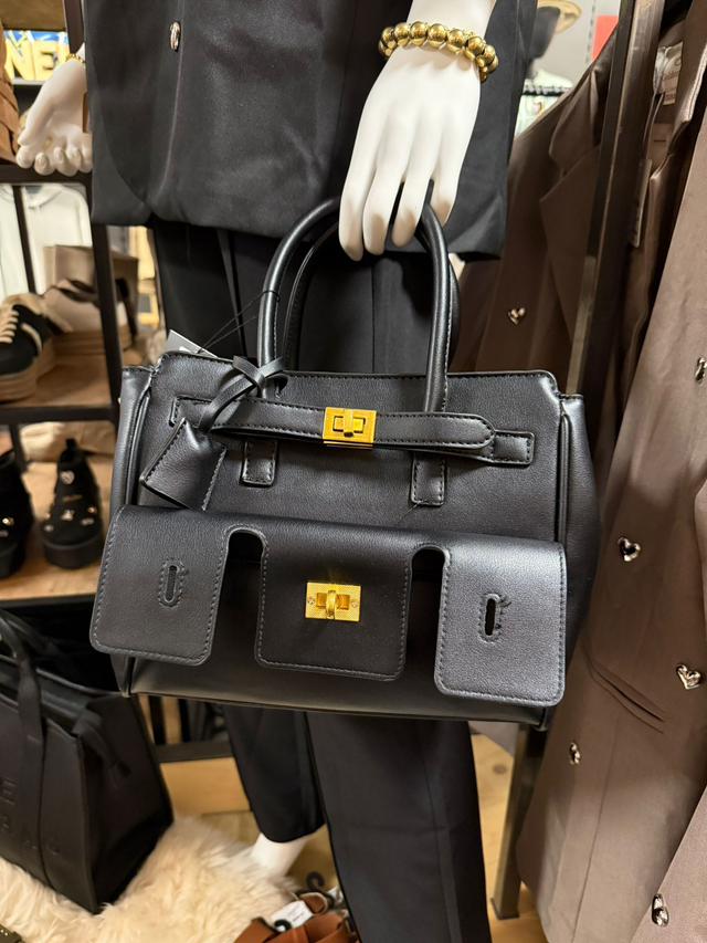 Handtas Petra zwart