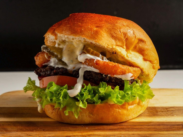 Trøffel burger menu