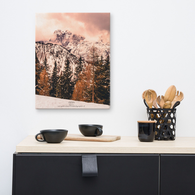  Canvas Monte Lussari landscape winter 02 