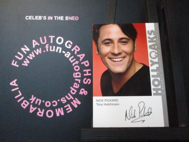 Nick Pickard (Tony Huttchinson) Original Pre-Print Hollyoaks 6x4 Cast Card