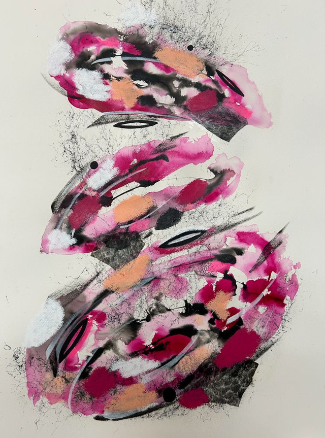 Original mix media 56x76cm on paper300g/m Magnani