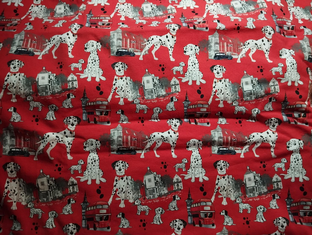 Tissu 101 dalmatiens POUR COMMANDE