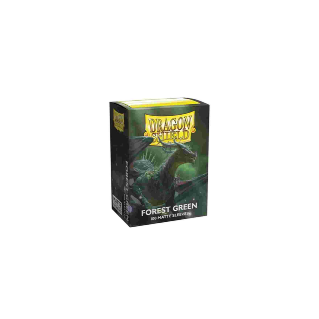 Dragon Shield Matte 100 Sleeves - Forest green