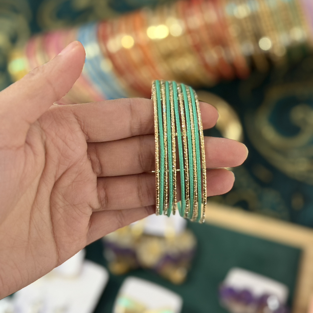 Set of 11 colourful bangles