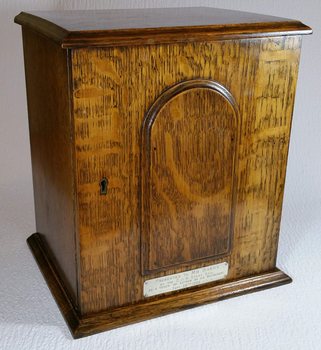 Vintage Smokers Cabinet In Oak - c.1935