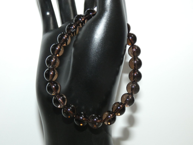 8mm Cristal de roche fumée A