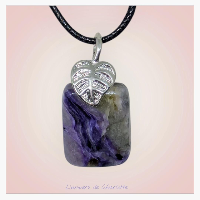 Pendentif &quot;Charoïte&quot; PN-100