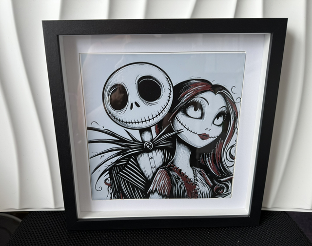 3D print of Jack & Sally