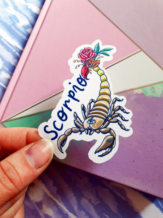 Scorpio Single Sticker