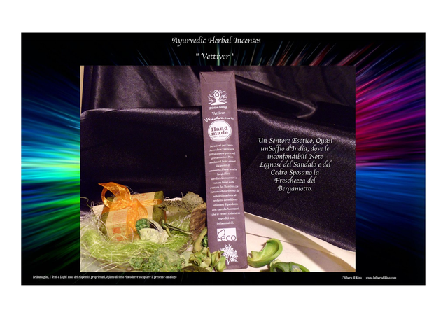 Vettiver - Ayurvedic Herbal Incenses - Divine Leaving