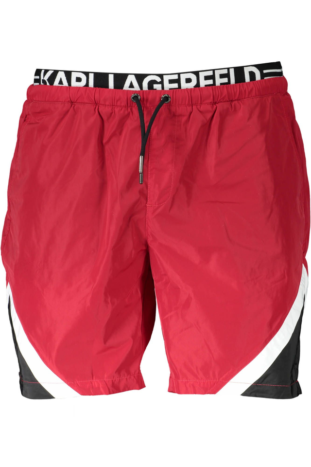 KARL LAGERFELD BEACHWEAR COSTUME PARTE SOTTO UOMO ROSSO