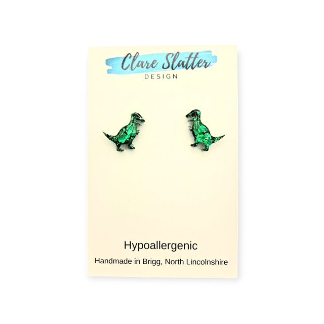 T-rex dinosaur studs 