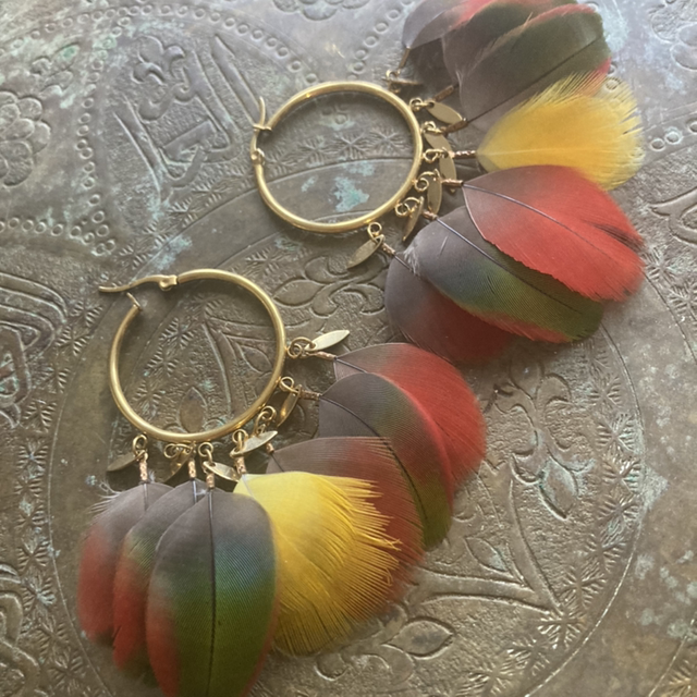 Boucles d’oreilles Bellissima exotique