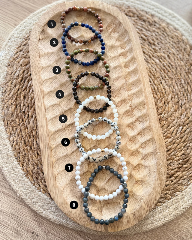 Bracelets en Perles 6mm - Pierres Naturelles Au Choix (2)