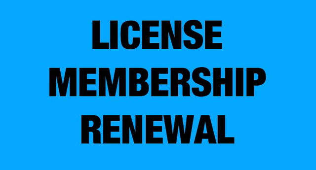 Yearly License / Membership Renewal 