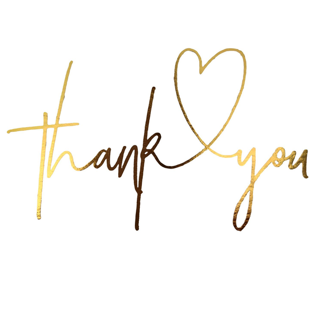 Thank You Foil Heart