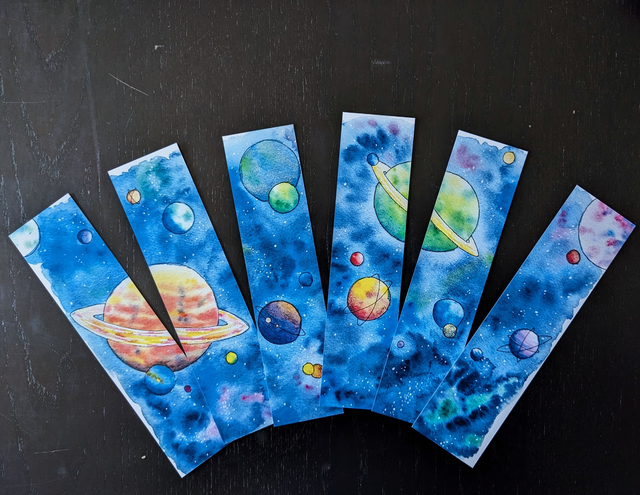 Marque-page espace science-fiction