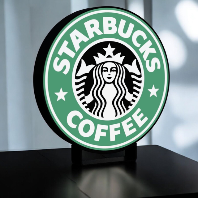 Lampe 3D Starbucks Coffee LED - L’ambiance café cosy chez toi !
