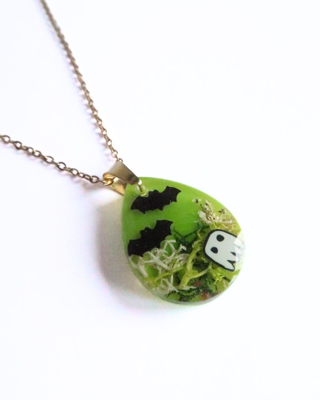 Collier Goutte Légendes d'automne 🎃| CO51