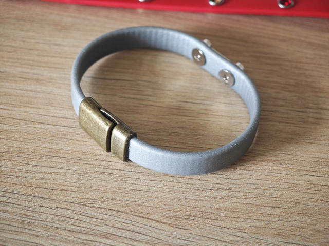 Bracelet biothane 9mm de largeur + décoration