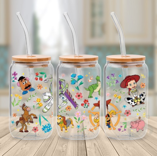 Canette en verre - Toy Story