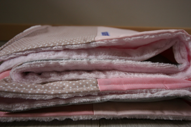 Couverture patchwork 90x70cm