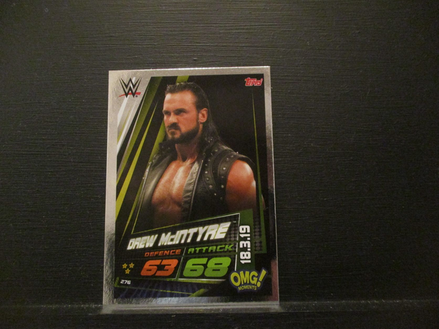 Drew McIntyre - OMG! Moments Slam Attax Universe Original Trading Card #276