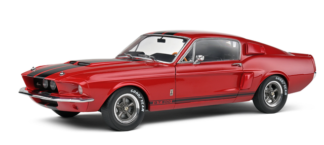 Ford Mustang Shelby GT500 rot/schwarz Solido 1:18