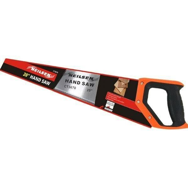 Neilsen 20" Triple Ground HardPoint Fast Cut Wood Hand Saw Wood Carpentry