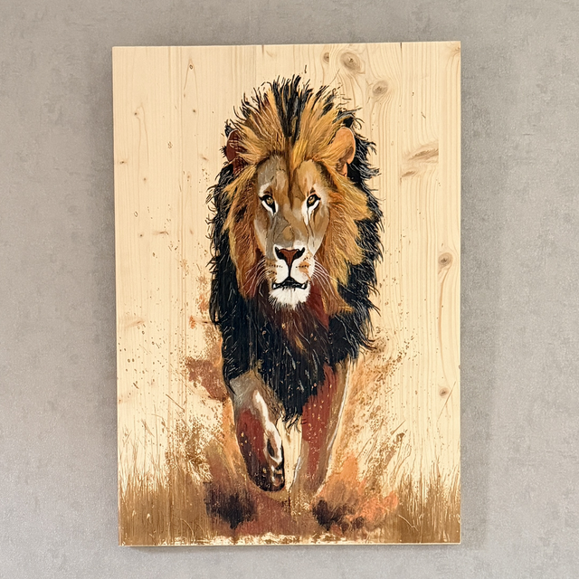 Le lion majestueux 