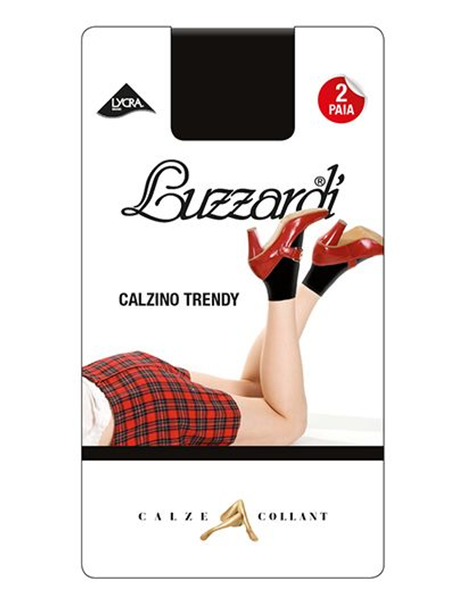 Calzino Trendy taglio Laser Coprente