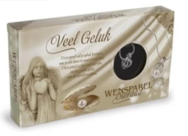Luxe Wensparel sieraad Veel Geluk