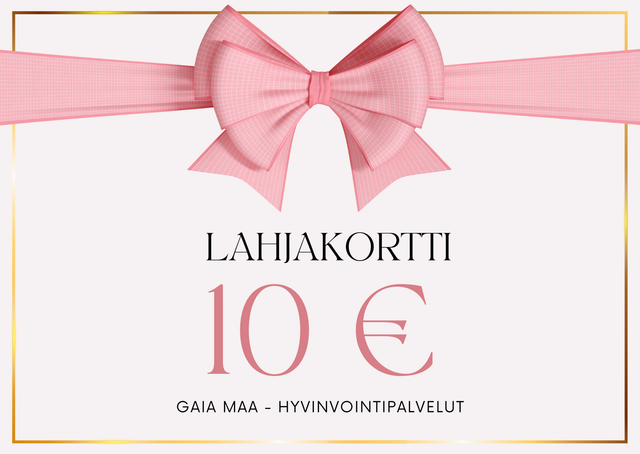 Lahjakortti 10 €