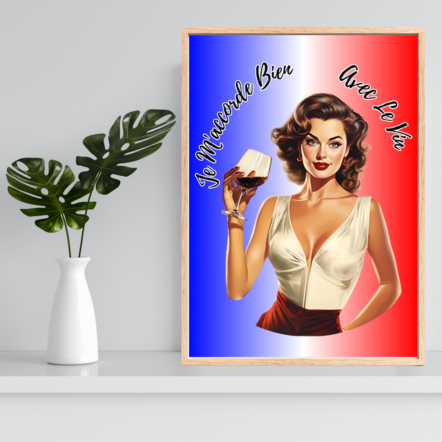 Vintage Wine Mood — Travailler De 9 Heures À Vin