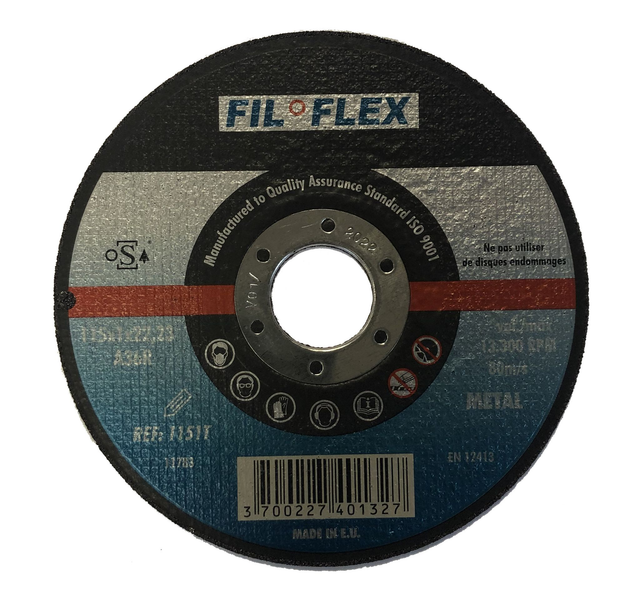 Disque a tronconner métal 115x1x22.23
