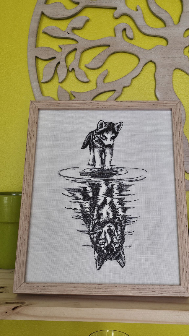 Tableau "Réflexion canine"