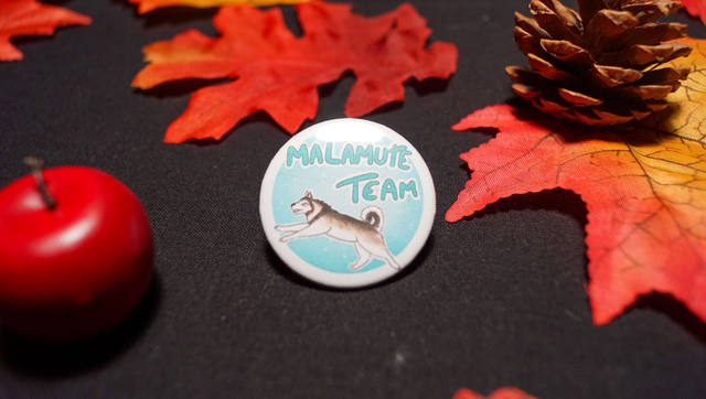 Badge 37 mm Team malamute