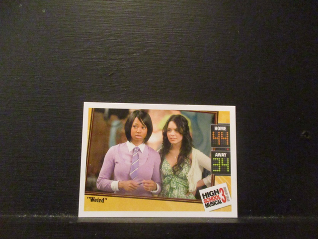 "Weird" - Quote Card High School Musical 3 Senior Year Original Trading Card