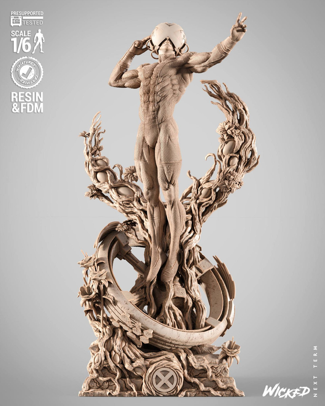 STATUE PROFESSEUR X série Xmen comics