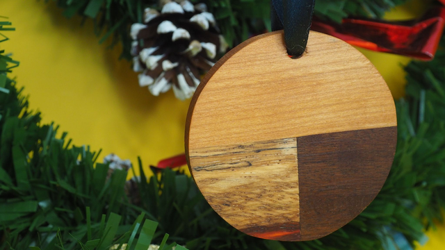 Boule de Noël Patchwork