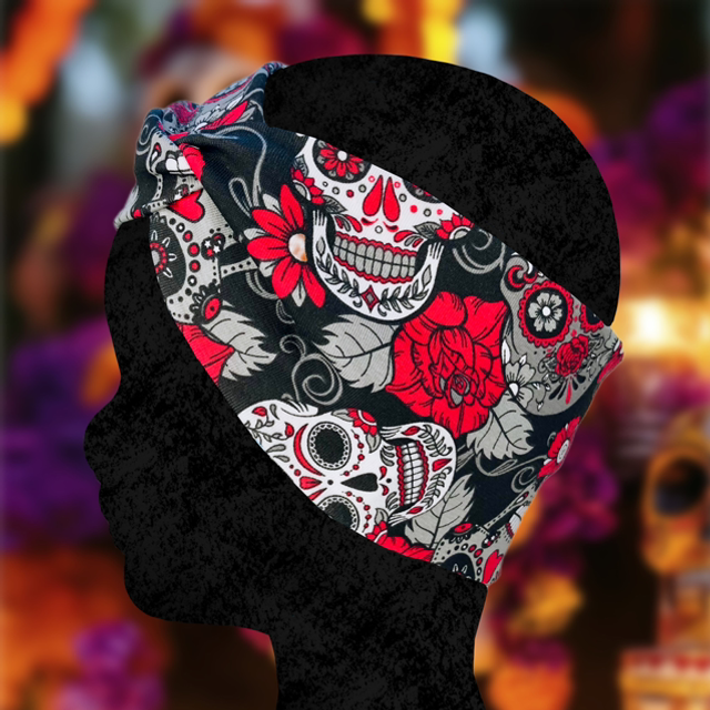 Bandeau - Calaveras rouge