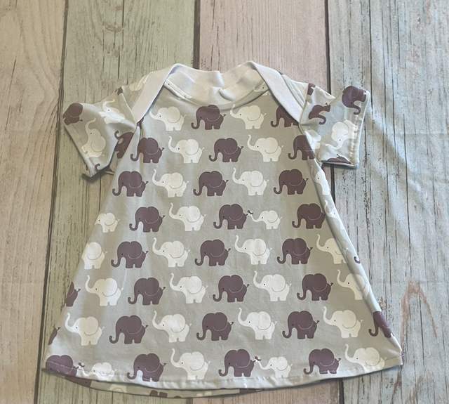 Schlupf-Kleid, Größe 68, Elefant