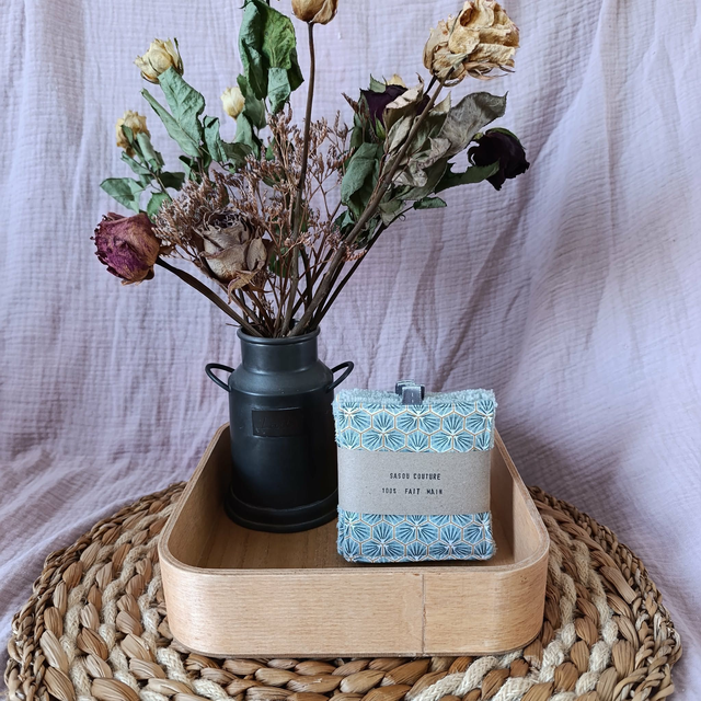 5 Cotons Lavables Riads Vert d'Eau