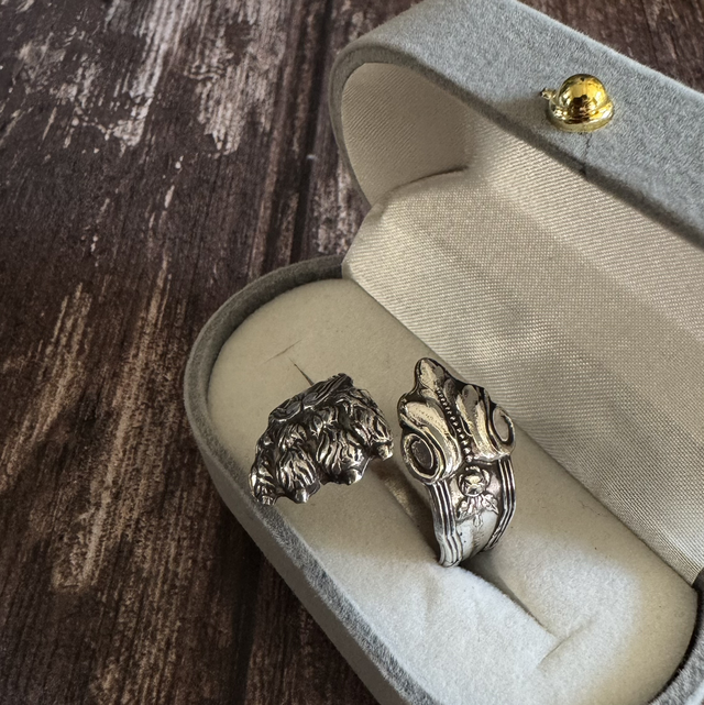 Bague PIÈCE RARE NAPOLÉON III pince à sucre