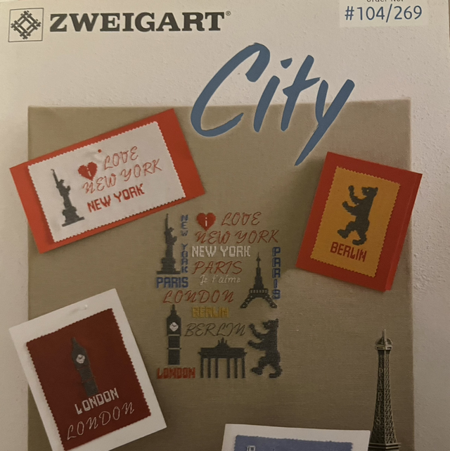 Zweigart City Cross Stitch Booklet