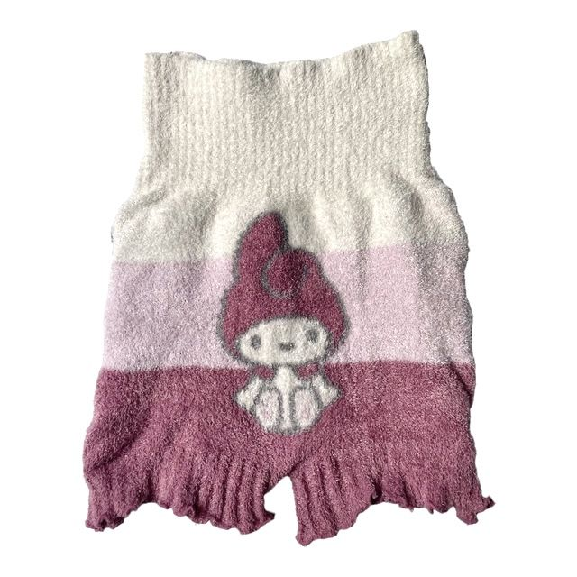 Japanese Brand Sanrio My Melody Fluffy Knit Shorts