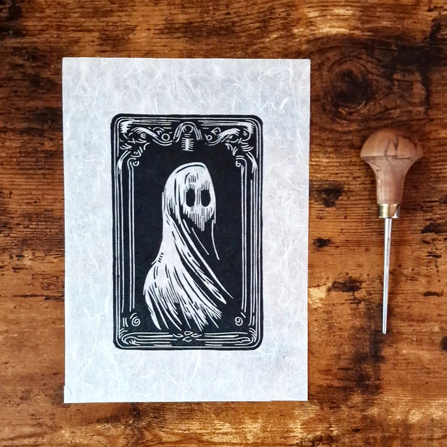 Linogravure - Belphégor