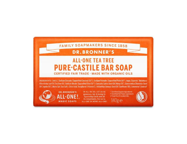 [Dr. Bronner's] Zeepblok - Pure Castile - Tea Tree
